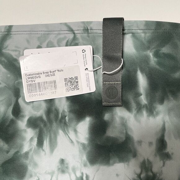 Lululemon Wrap Customizable Nulu Snap Scarf Women Spruce Green One Size NWT - Picture 2 of 9